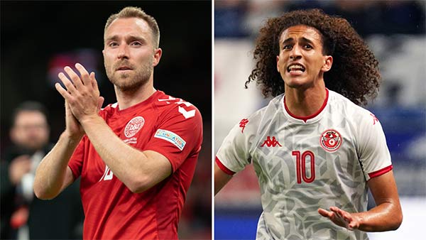 Khả năng Đan Mạch chiến thắng 1 lần nữa trước Tunisia