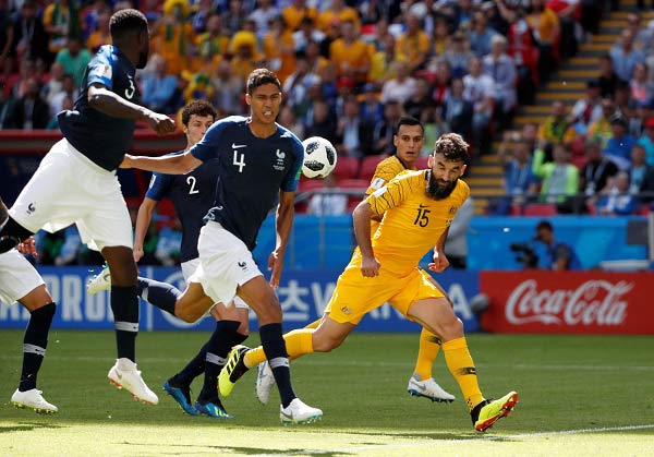 Cuộc chạm trán bảng D world cup 2022 giữa Pháp và Úc